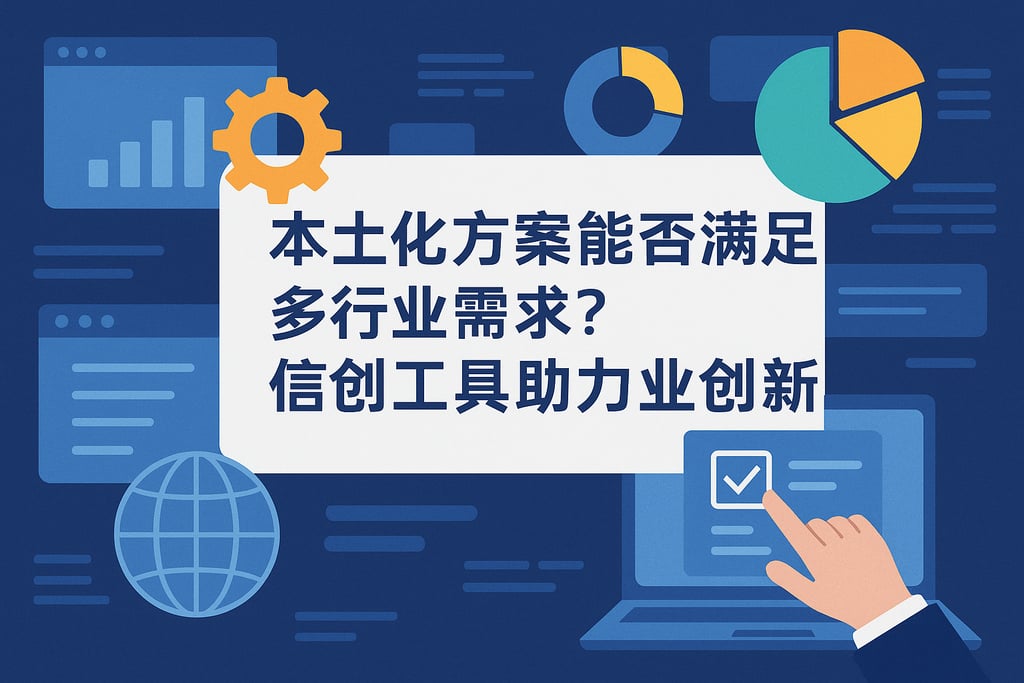 本土化方案能否满足多行业需求？信创工具助力业务创新