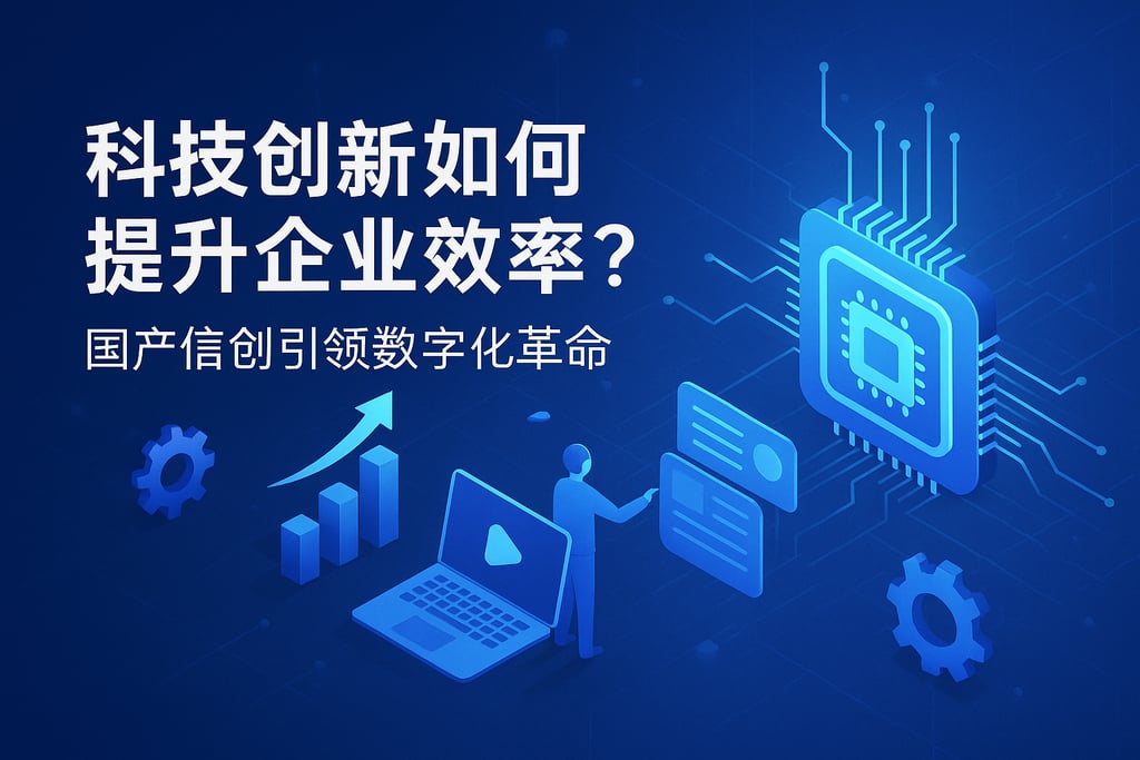 科技创新如何提升企业效率？国产信创引领数字化革命