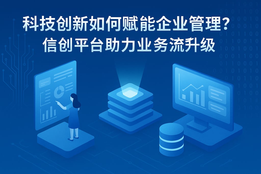科技创新如何赋能企业管理？信创平台助力业务流程升级