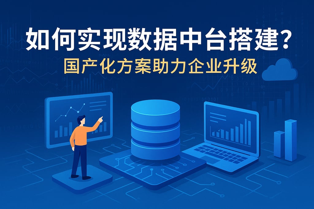 自主创新如何实现数据中台搭建？国产化方案助力企业升级