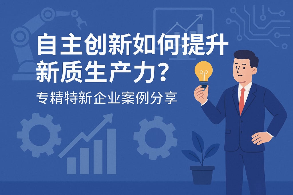 自主创新如何提升新质生产力？专精特新企业案例分享