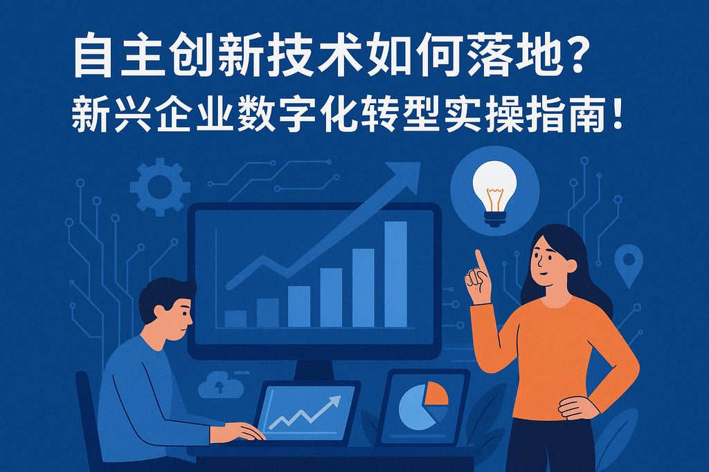 自主创新技术如何落地？新兴企业数字化转型实操指南！