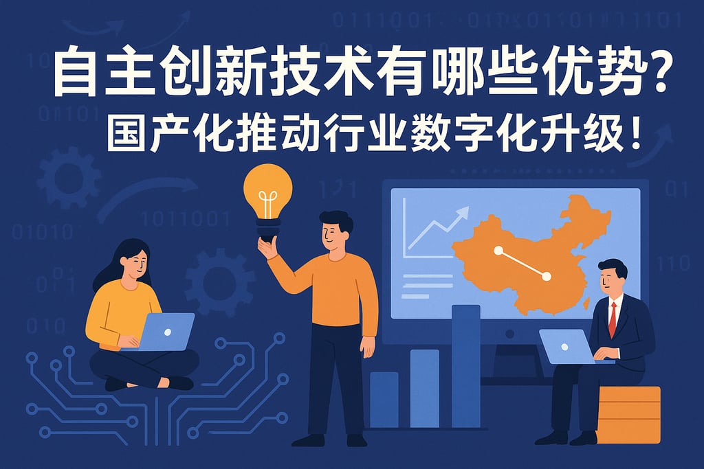 自主创新技术有哪些优势？国产化推动行业数字化升级！
