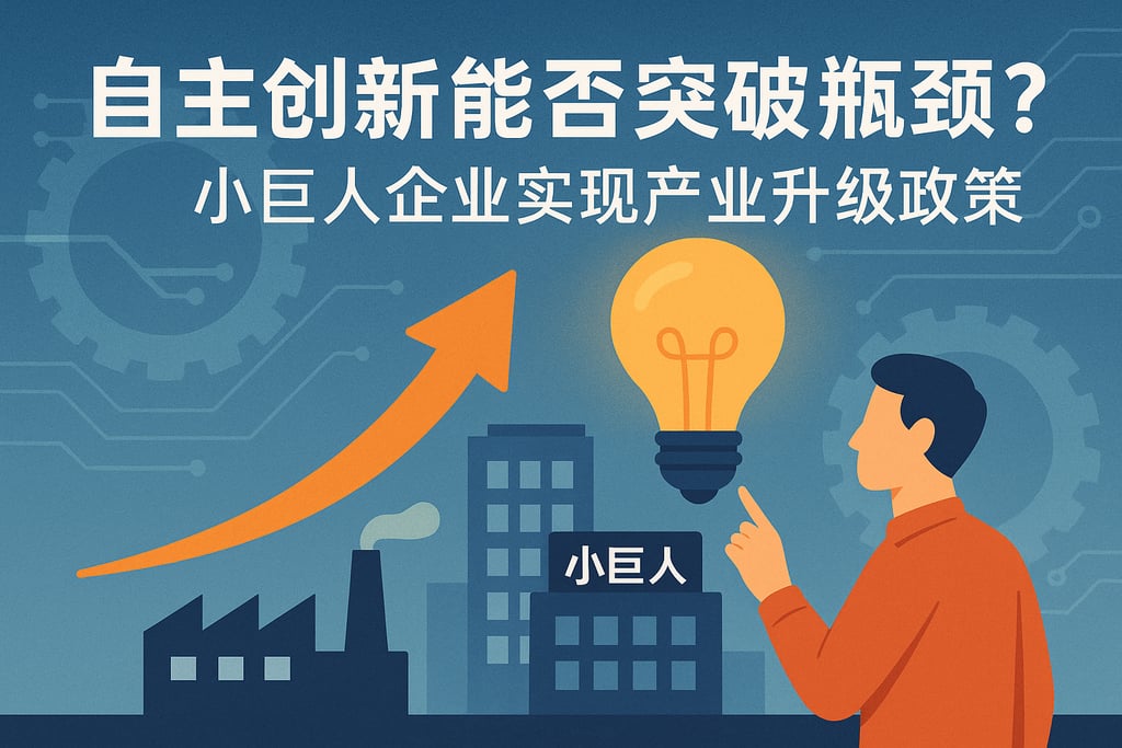 自主创新能否突破瓶颈？小巨人企业实现产业升级的策略