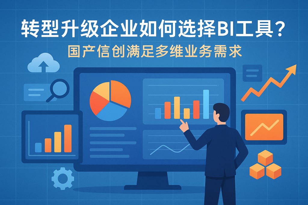 转型升级企业如何选择BI工具？国产信创满足多维业务需求
