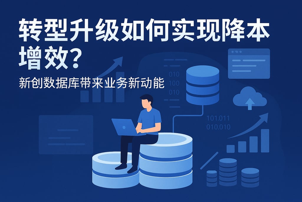 转型升级如何实现降本增效？新创数据库带来业务新动能