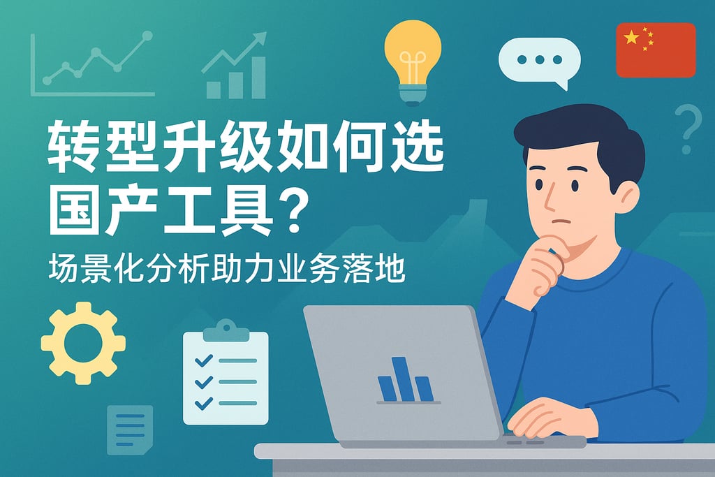 转型升级如何选国产工具？场景化分析助力业务落地