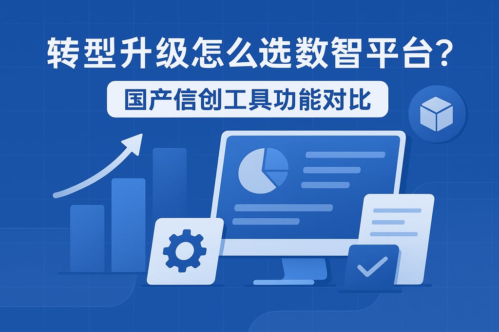 转型升级怎么选数智平台？国产信创工具功能对比
