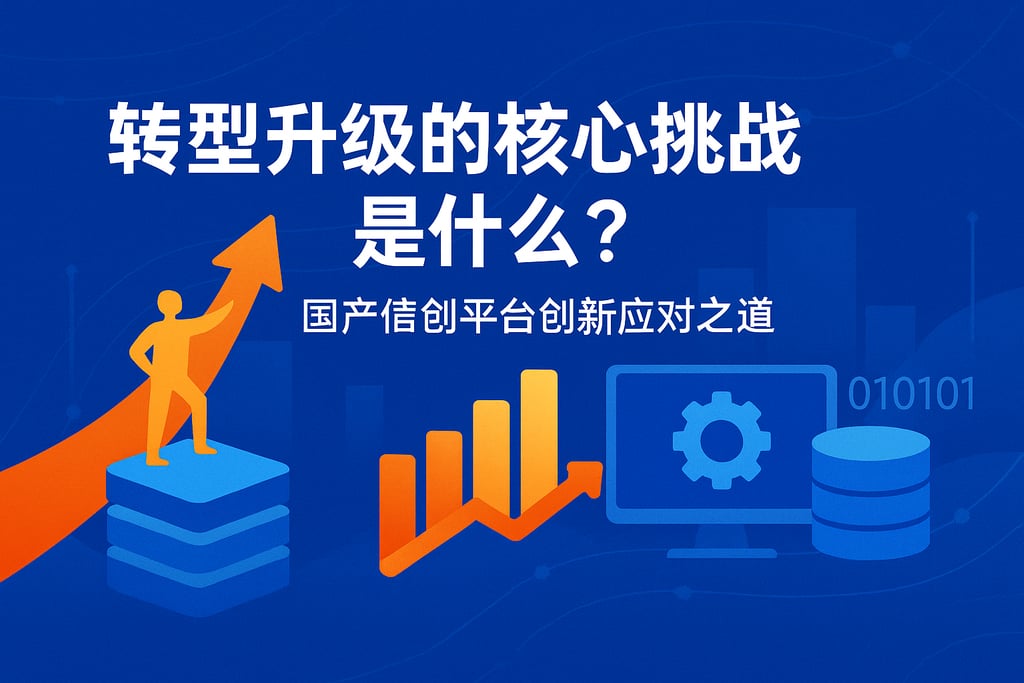 转型升级的核心挑战是什么？国产信创平台创新应对之道