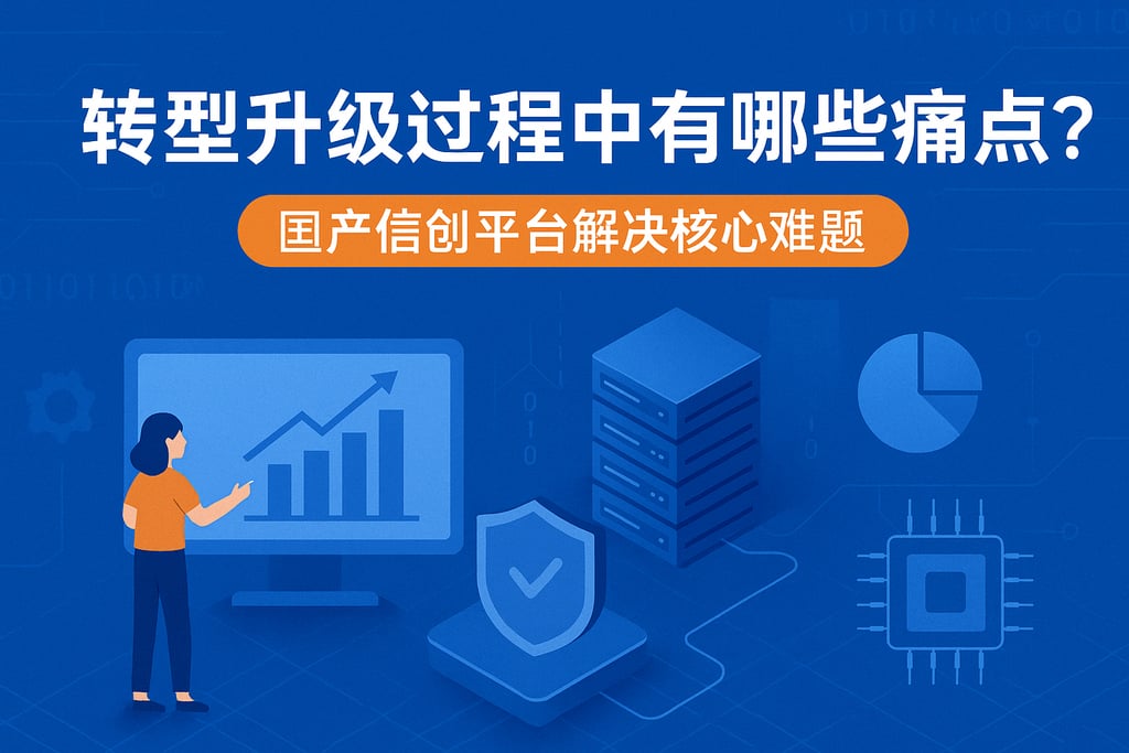 转型升级过程中有哪些痛点？国产信创平台解决核心难题