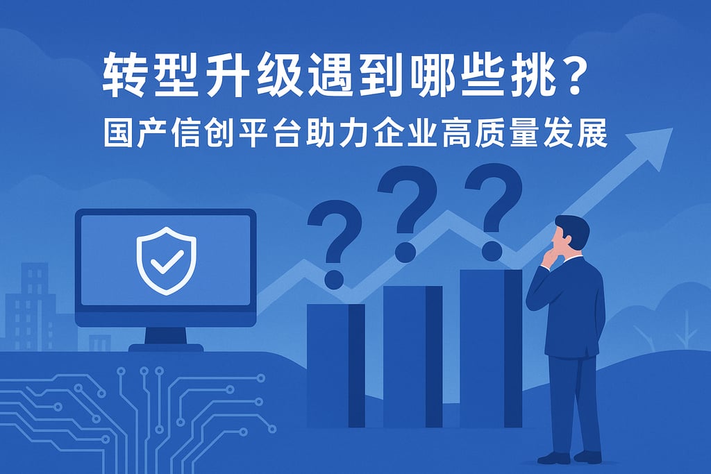 转型升级遇到哪些挑战？国产信创平台助力企业高质量发展