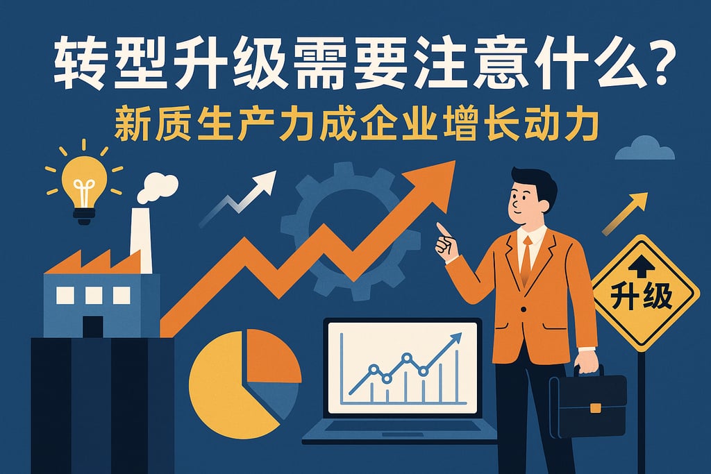 转型升级需要注意什么？新质生产力成企业增长动力
