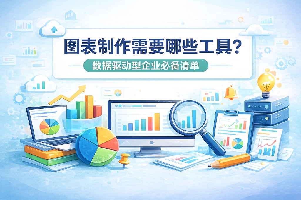 图表制作需要哪些工具？数据驱动型企业必备清单