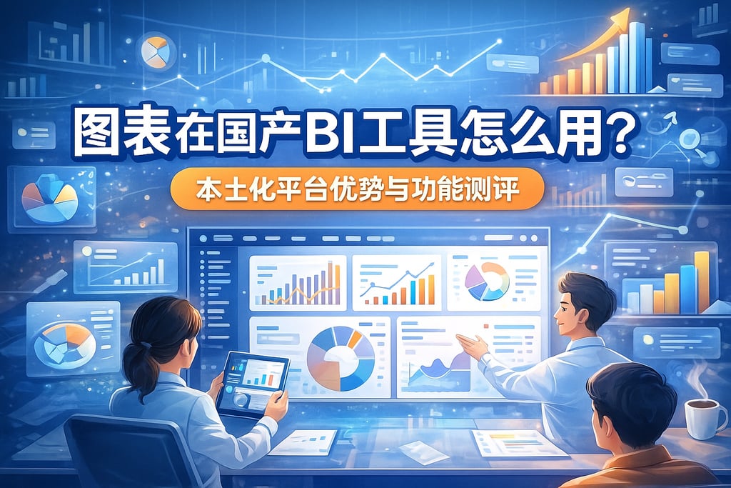 图表在国产BI工具怎么用？本土化平台优势与功能测评