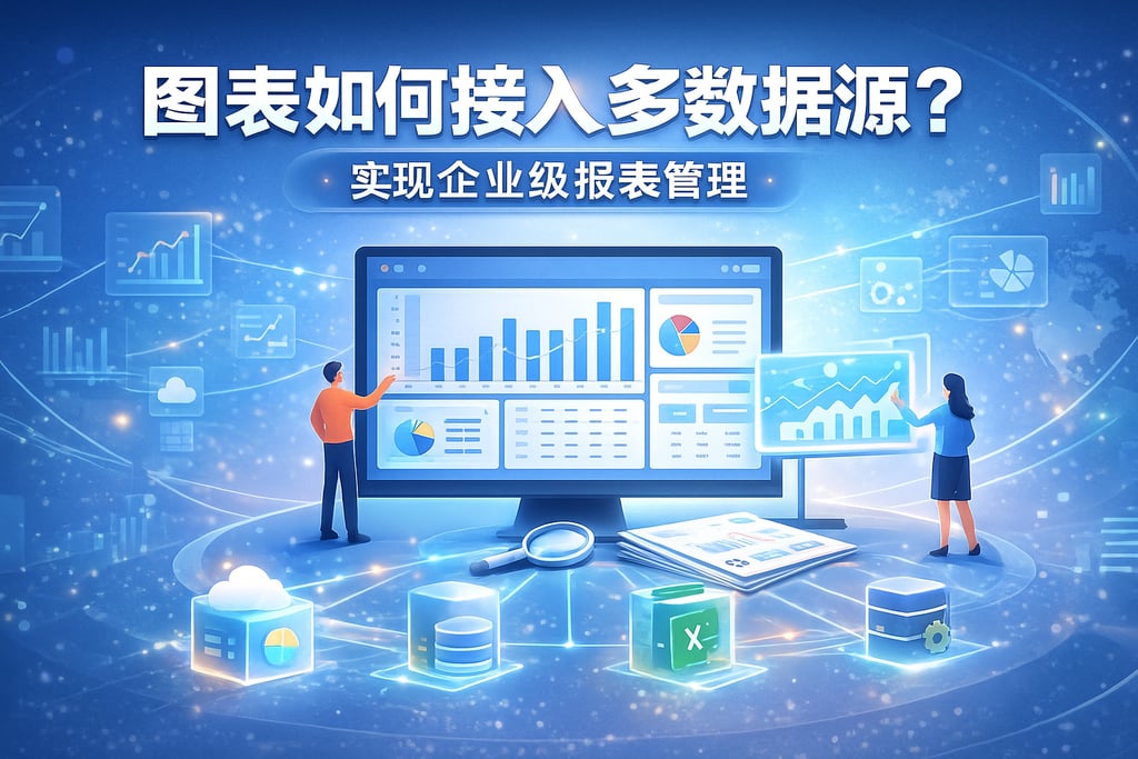 图表如何接入多数据源？实现企业级报表管理