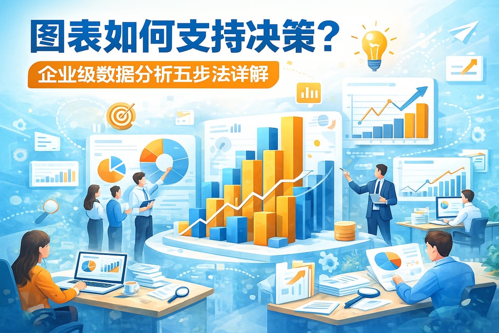 图表如何支持决策？企业级数据分析五步法详解