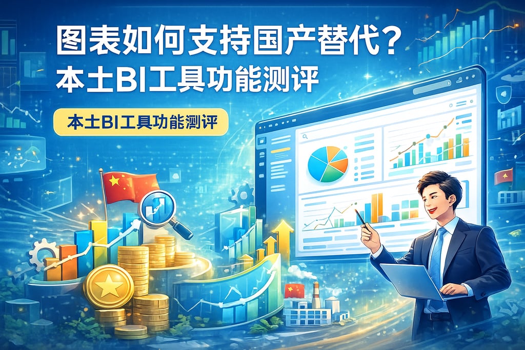 图表如何支持国产替代？本土BI工具功能测评