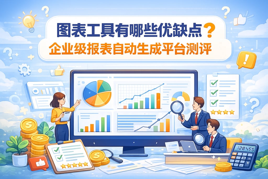 图表工具有哪些优缺点？企业级报表自动生成平台测评