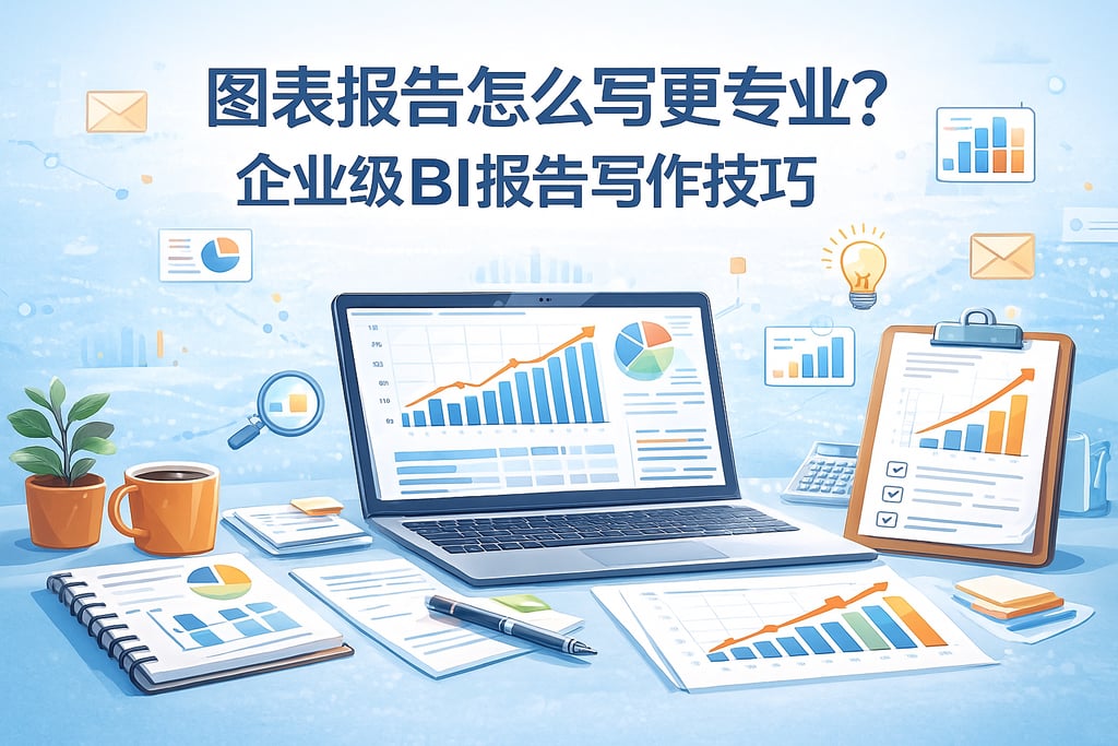 图表报告怎么写更专业？企业级BI报告写作技巧