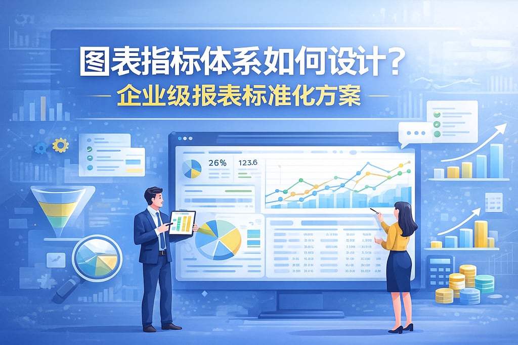 图表指标体系如何设计？企业级报表标准化方案