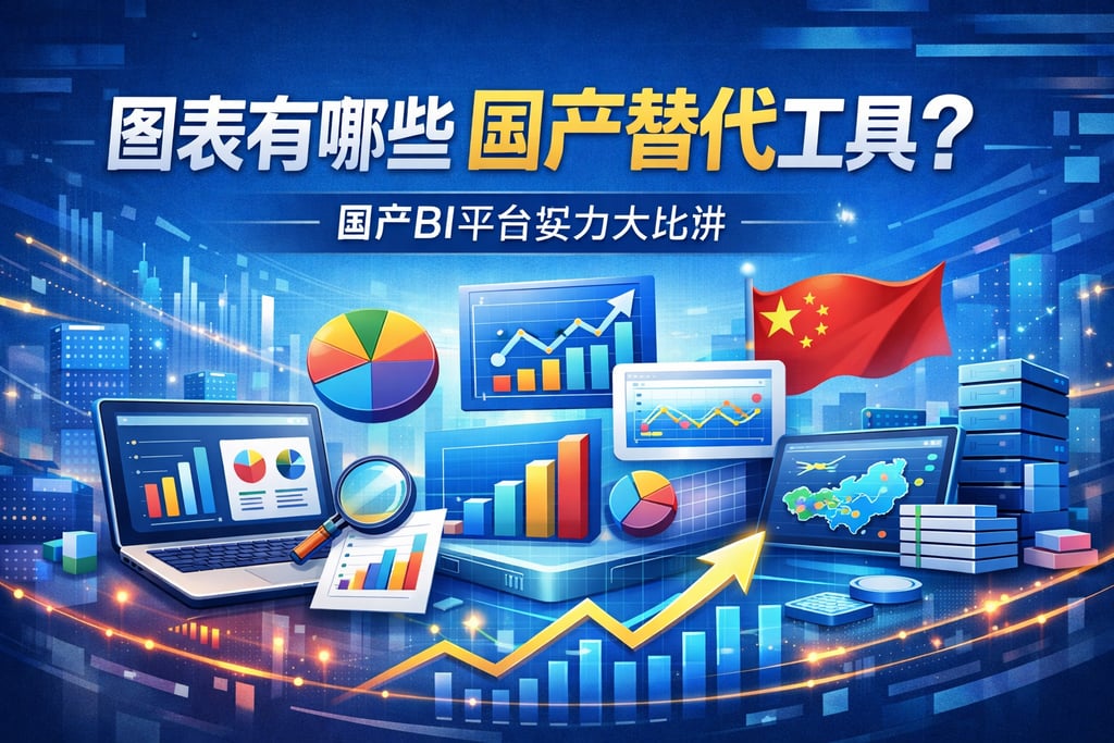 图表有哪些国产替代工具？国产BI平台实力大比拼