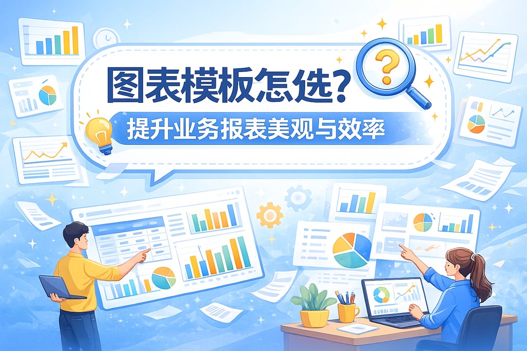 图表模板怎么选？提升业务报表美观与效率