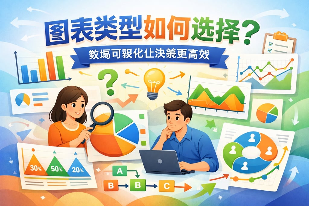 图表类型如何选择？数据可视化让决策更高效