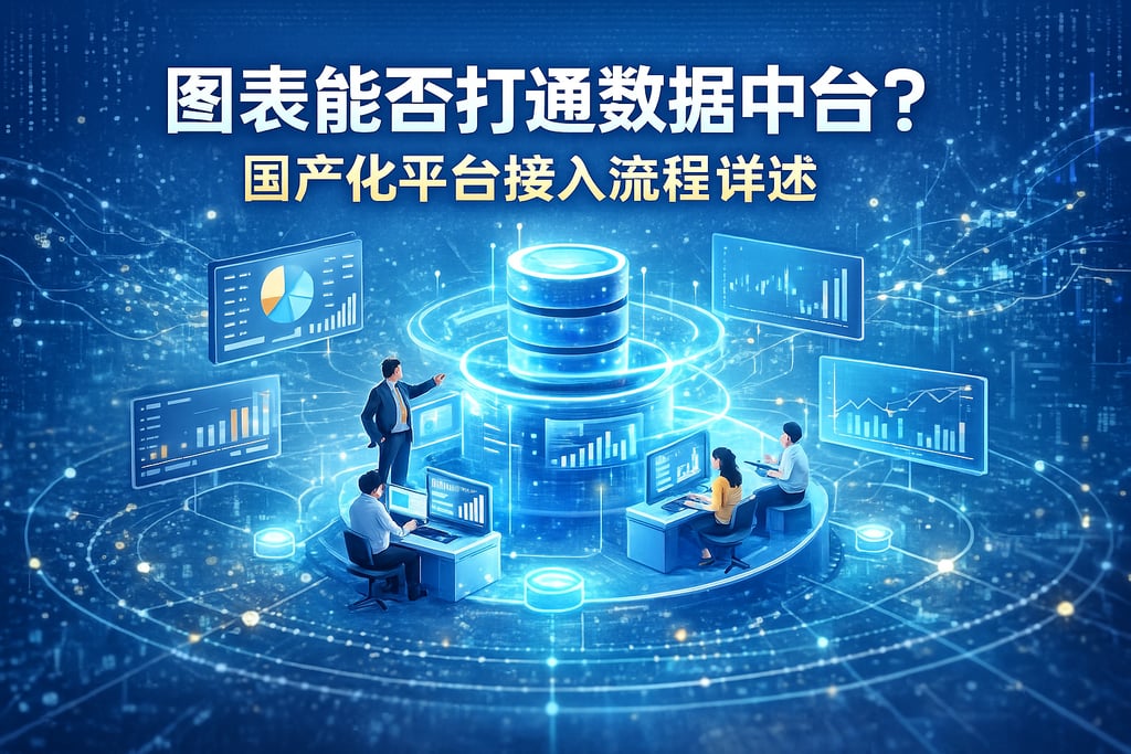 图表能否打通数据中台？国产化平台接入流程详述