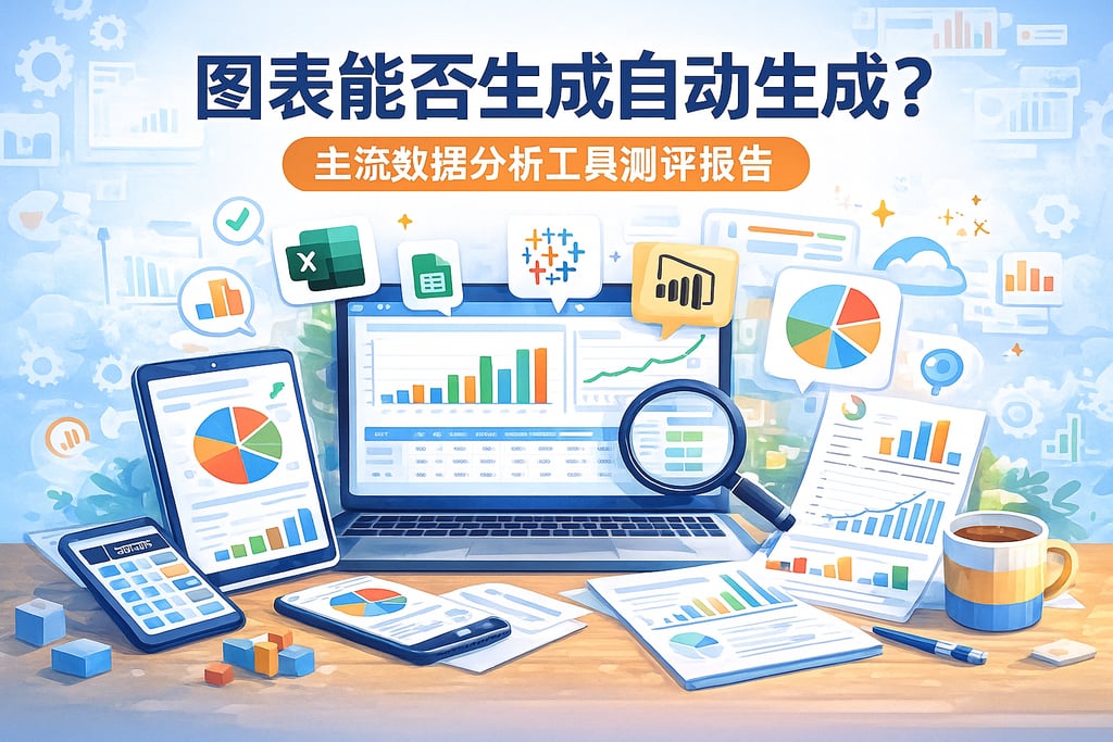 图表能否自动生成？主流数据分析工具测评报告