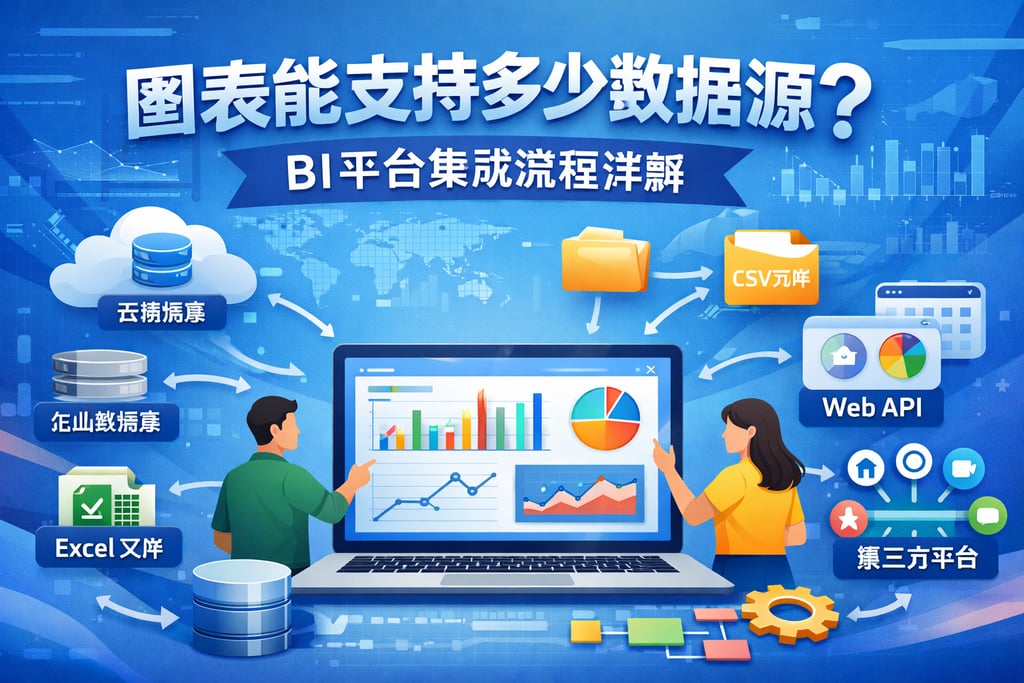图表能支持多少数据源？BI平台集成流程详解
