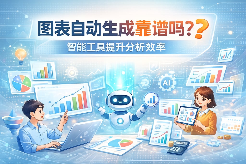 图表自动生成靠谱吗？智能工具提升分析效率