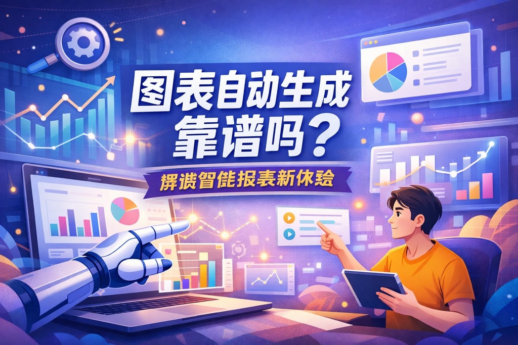 图表自动生成靠谱吗？解锁智能报表新体验
