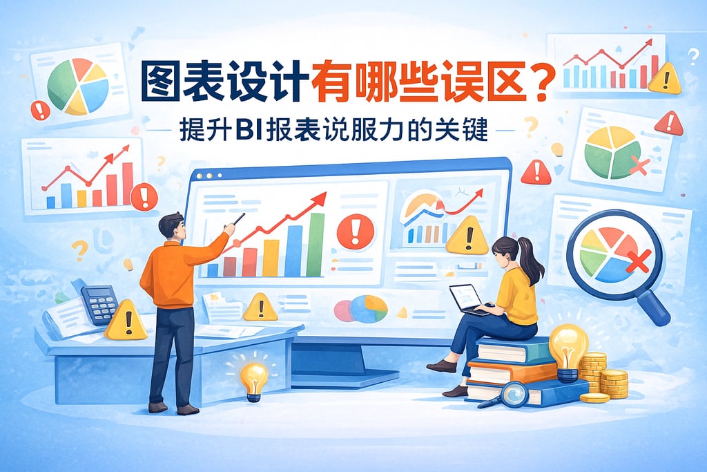图表设计有哪些误区？提升BI报表说服力的关键