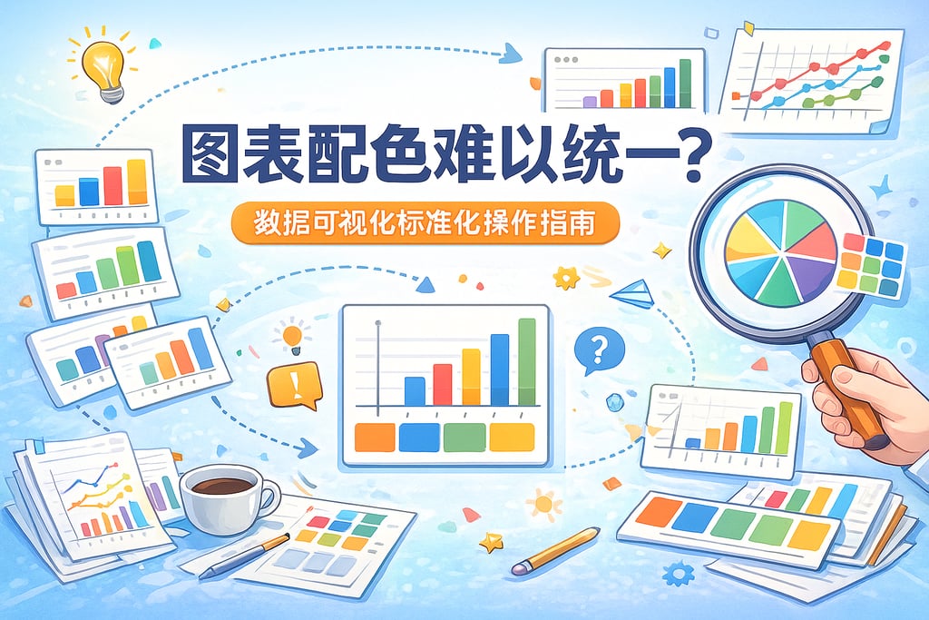 图表配色难以统一？数据可视化标准化操作指南