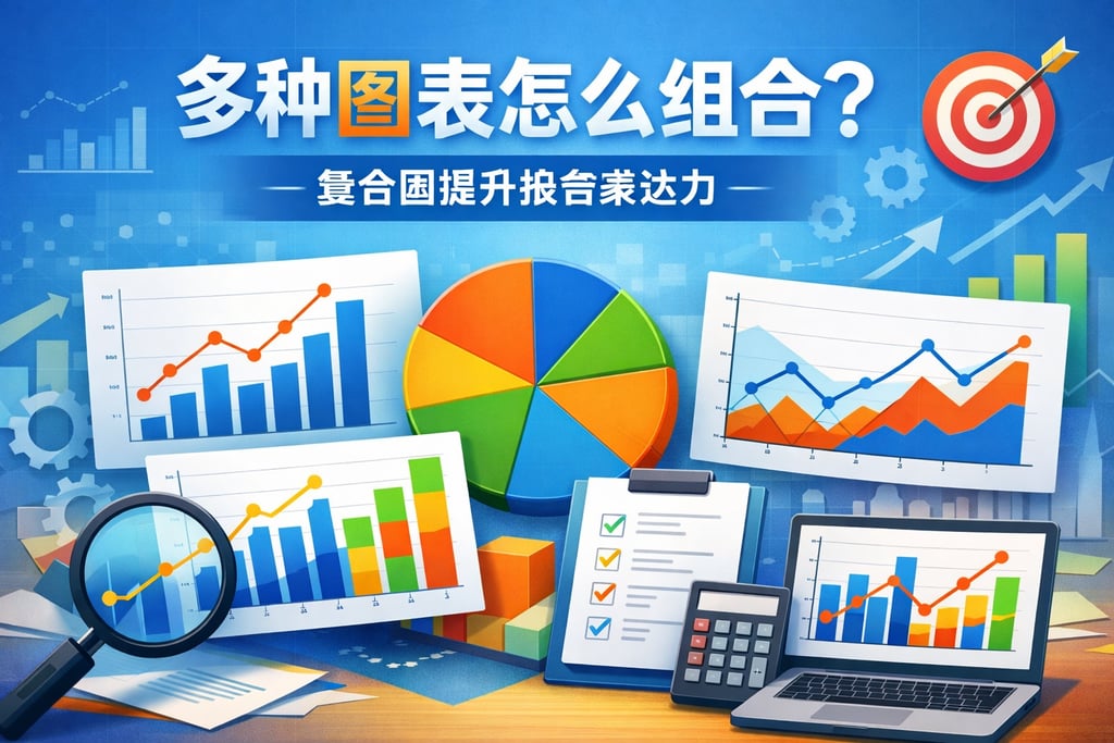多种图表怎么组合？复合图提升报告表达力