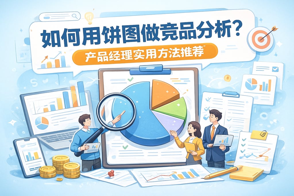 如何用饼图做竞品分析？产品经理实用方法推荐