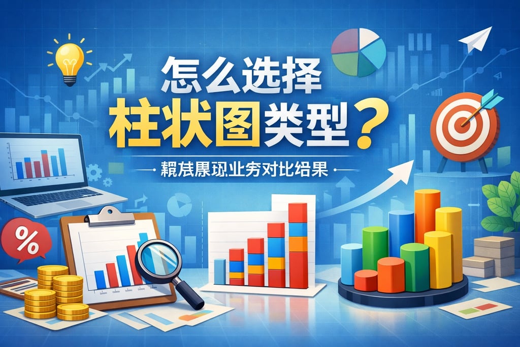 怎么选择柱状图类型？精准展现业务对比结果