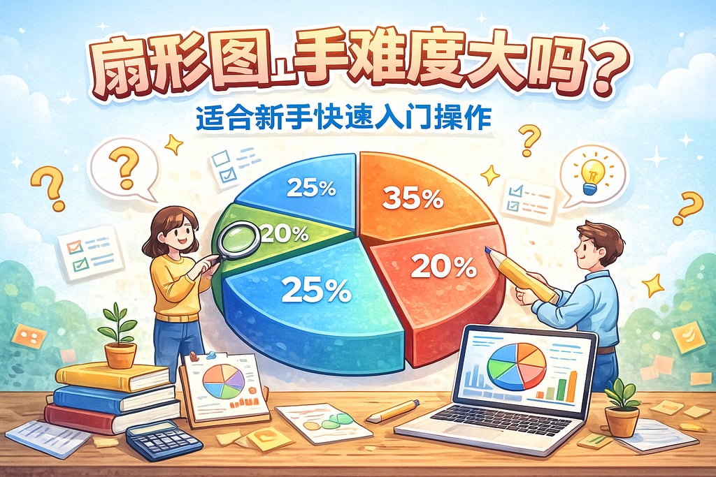 扇形图上手难度大吗？适合新手快速入门操作