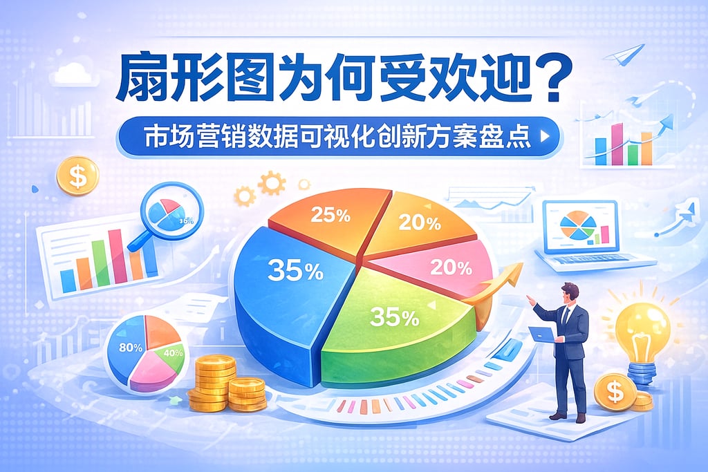 扇形图为何受欢迎？市场营销数据可视化创新方案盘点