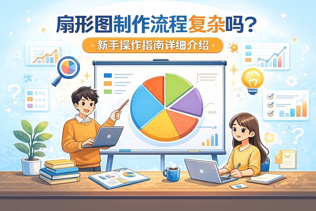 扇形图制作流程复杂吗？新手操作指南详细介绍