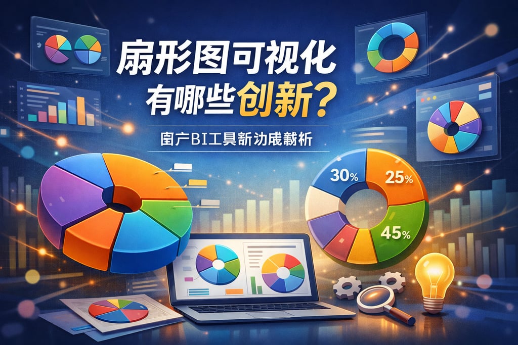 扇形图可视化有哪些创新？国产BI工具新功能解析