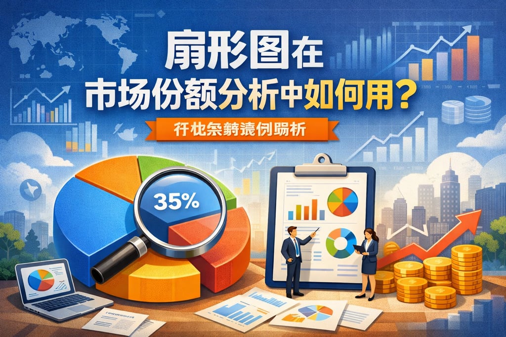 扇形图在市场份额分析中如何用？行业经典案例解析