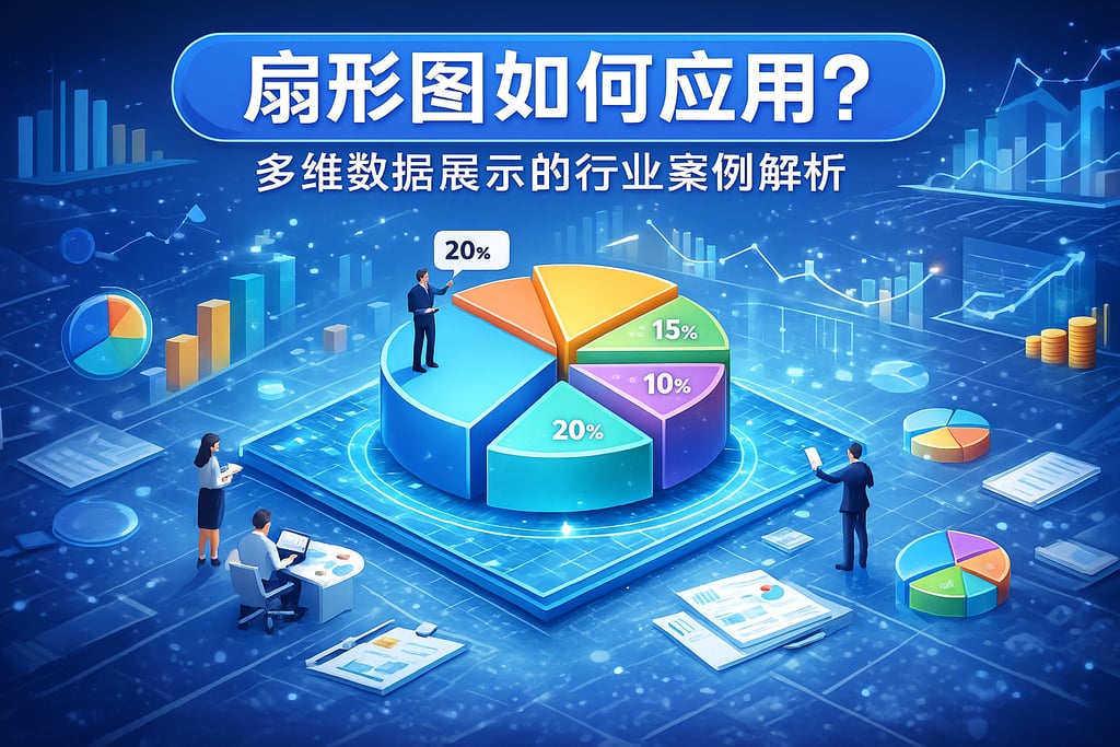扇形图如何应用？多维数据展示的行业案例解析