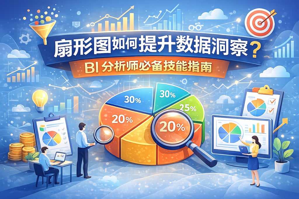扇形图如何提升数据洞察？BI分析师必备技能指南