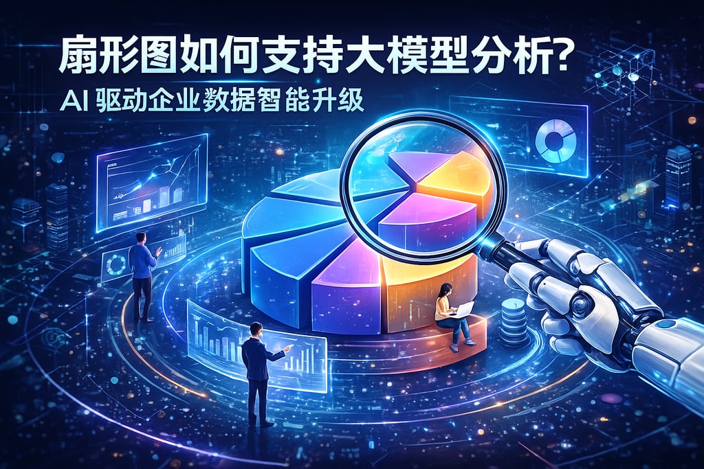 扇形图如何支持大模型分析？AI驱动企业数据智能升级