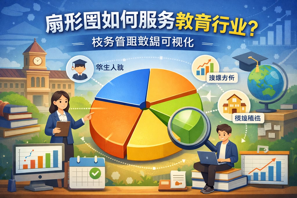 扇形图如何服务教育行业？校务管理数据可视化