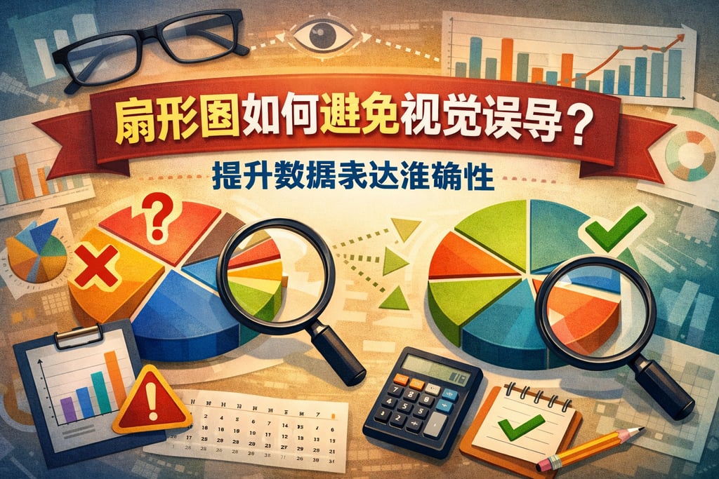 扇形图如何避免视觉误导？提升数据表达准确性