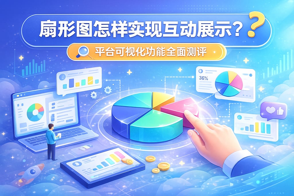 扇形图怎样实现互动展示？平台可视化功能全面测评