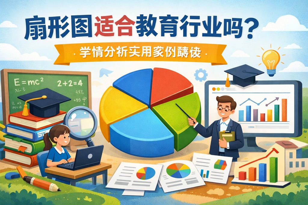 扇形图是否适合教育行业？学情分析实用案例解读