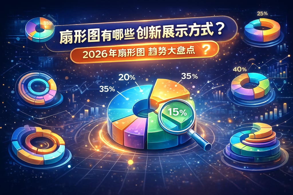 扇形图有哪些创新展示方式？2026年扇形图趋势大盘点